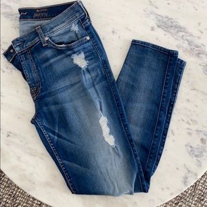 7 For All Mankind Ankle Skinny Jeans